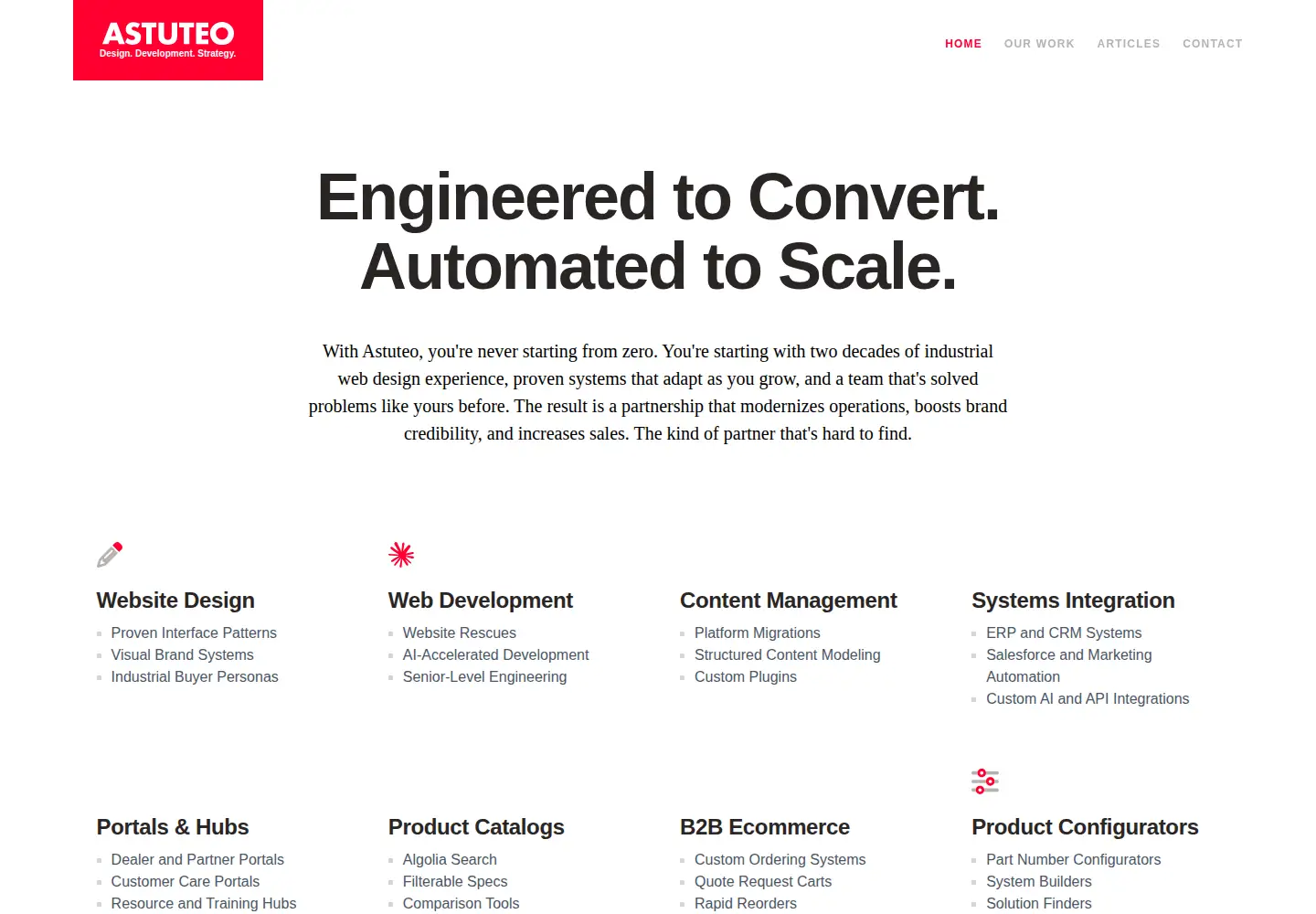 Screenshot of astuteo.com