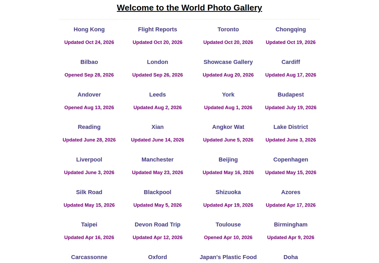 Screenshot of globalphotos.org