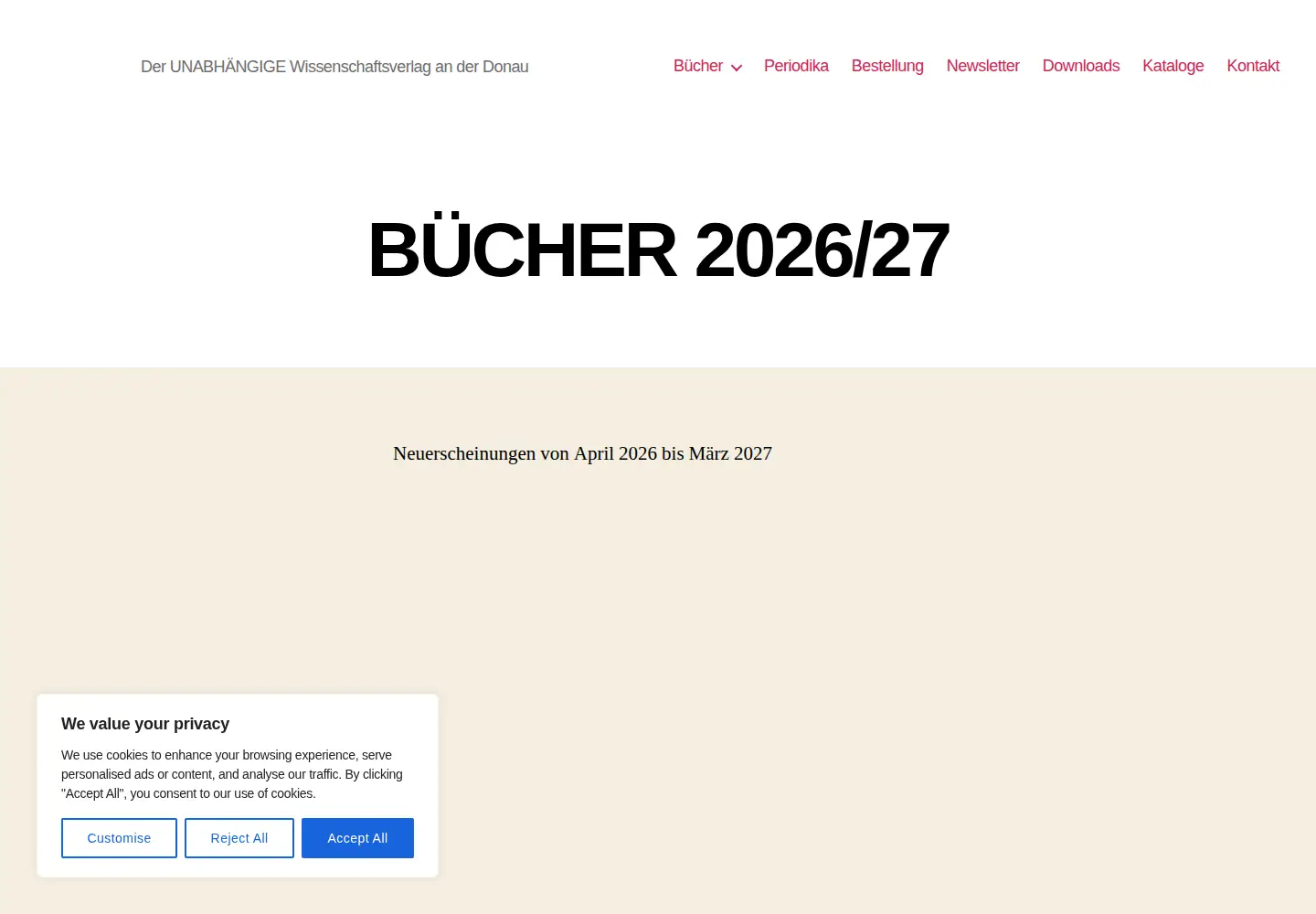 Screenshot of praesens.at