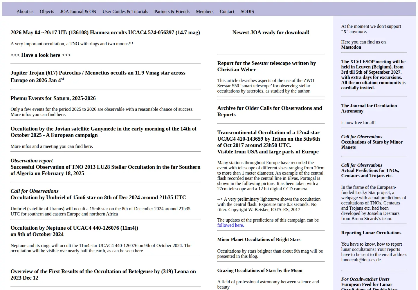 Screenshot of iota-es.de