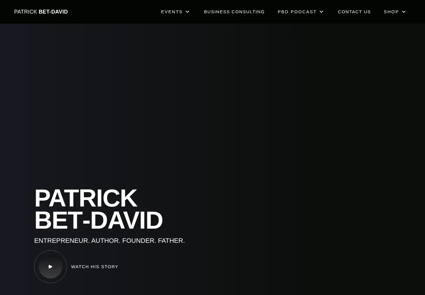 Screenshot of patrickbetdavid.com