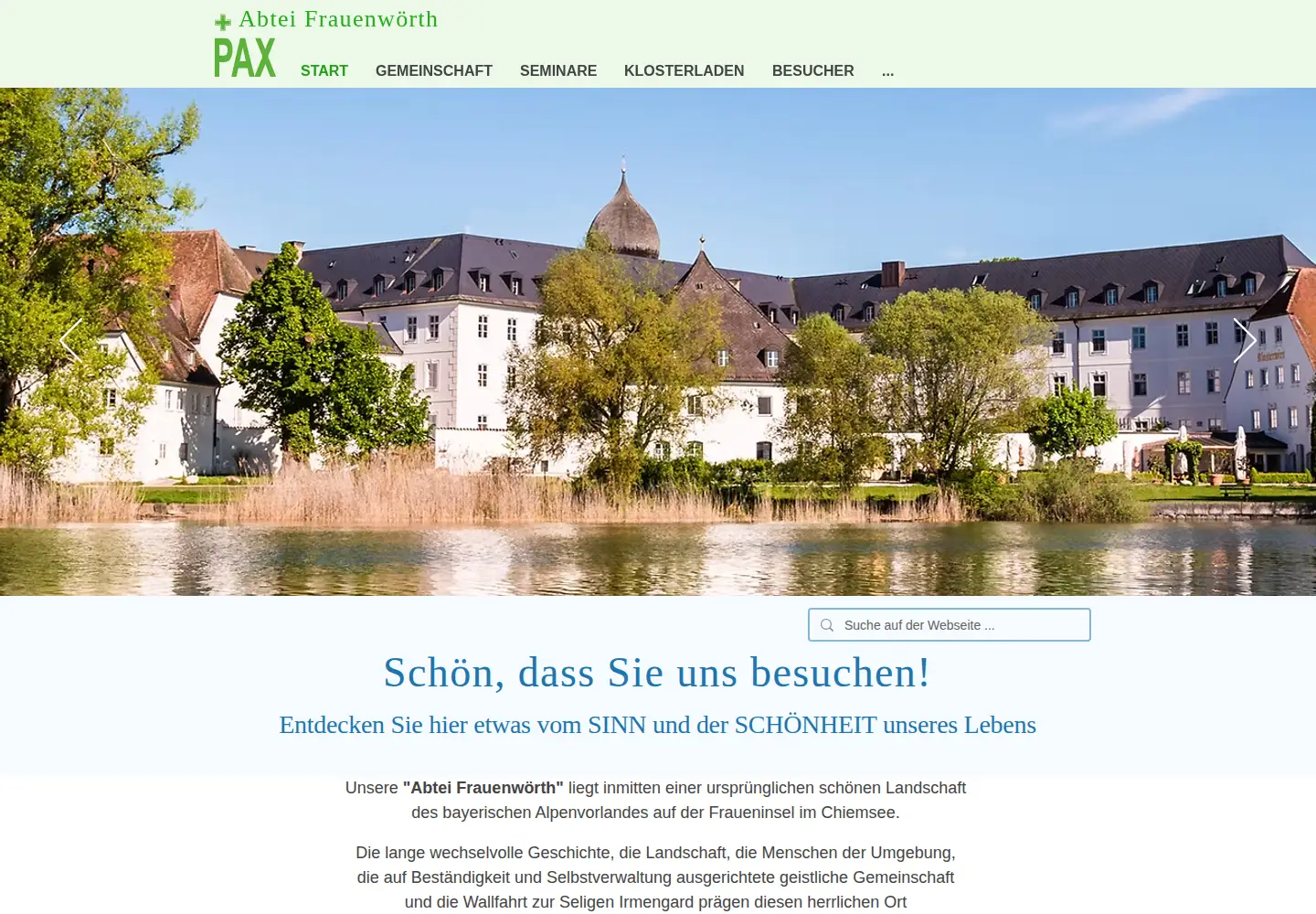 Screenshot of frauenwoerth.de