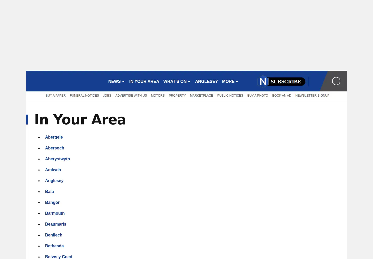 Screenshot of theonlinemail.co.uk