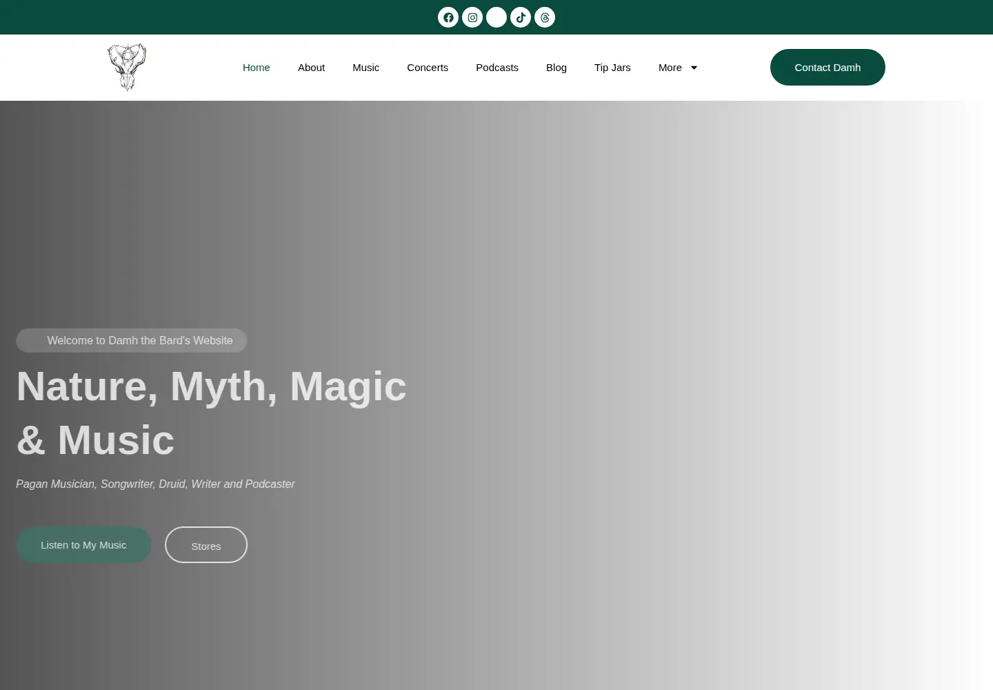 Screenshot of paganmusic.co.uk