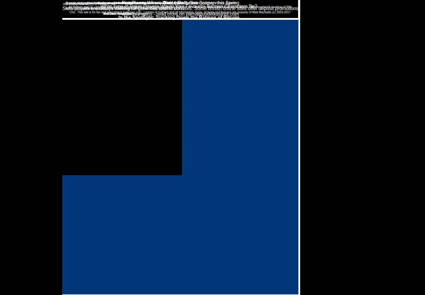 Screenshot of legionsofgotham.org