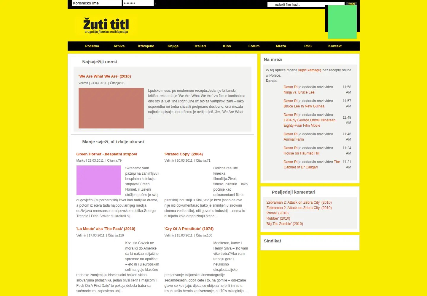 Screenshot of zuti-titl.com