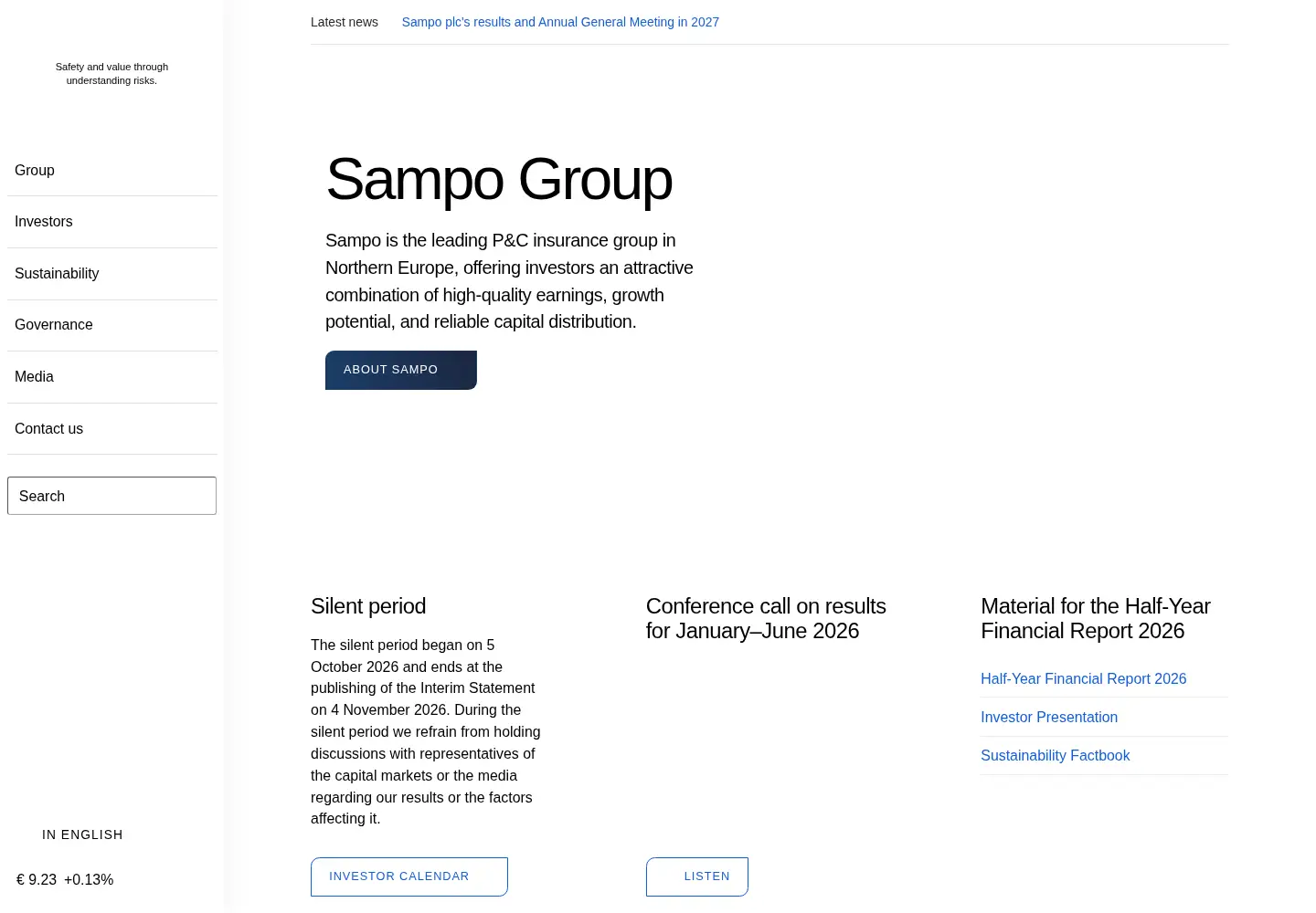 Screenshot of sampo.com