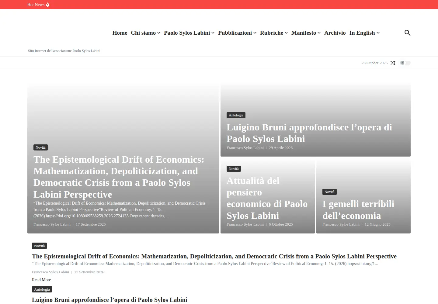 Captured homepage of syloslabini.info in the current scan