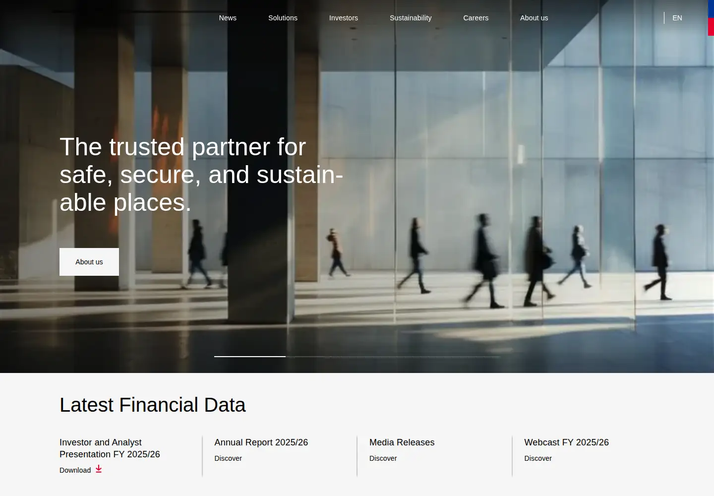 Captured homepage of dorma.com in the current scan