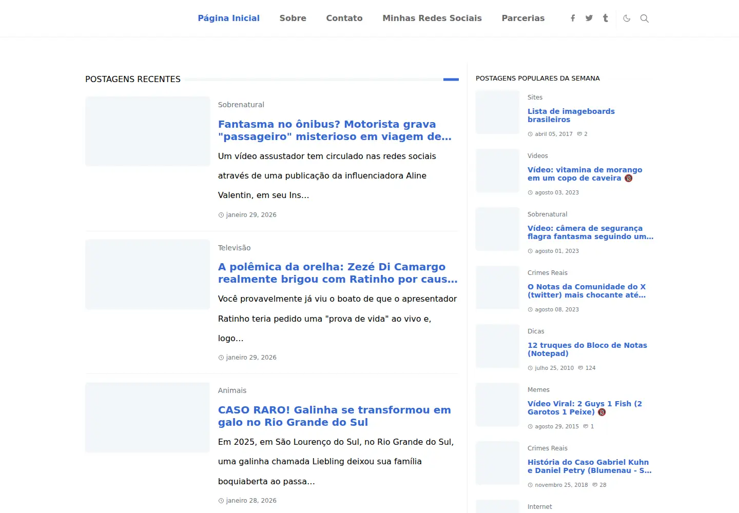 Captured homepage of sequelanet.com.br in the current scan