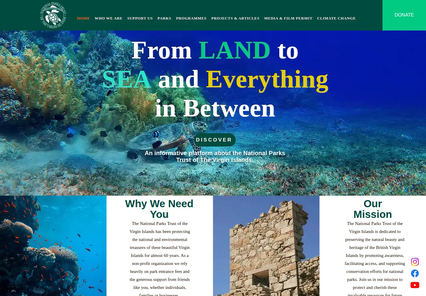 Captured homepage of bvinpt.org in the current scan