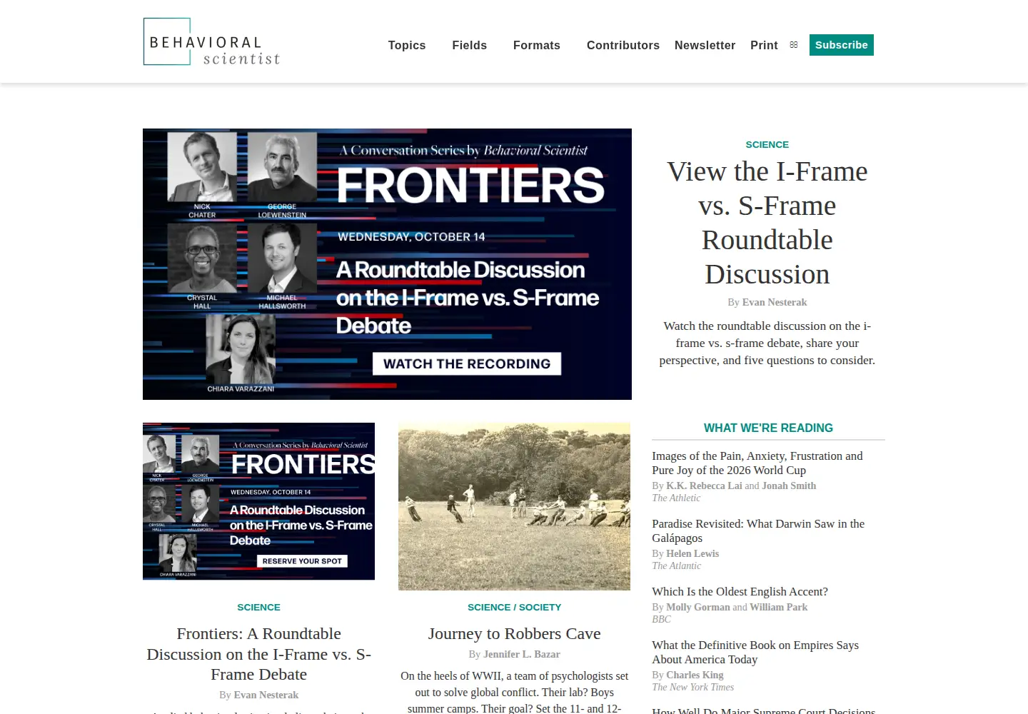 Captured homepage of thepsychreport.com in the current scan
