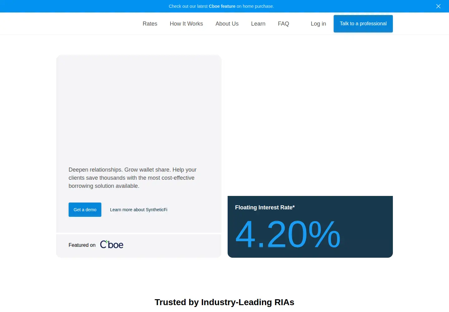 Screenshot of syntheticfi.com