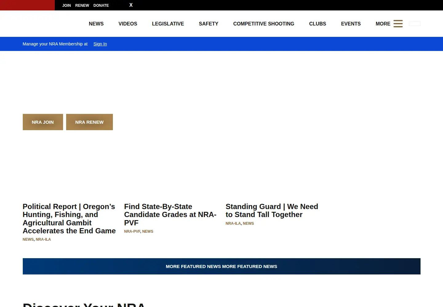Screenshot of nranews.com