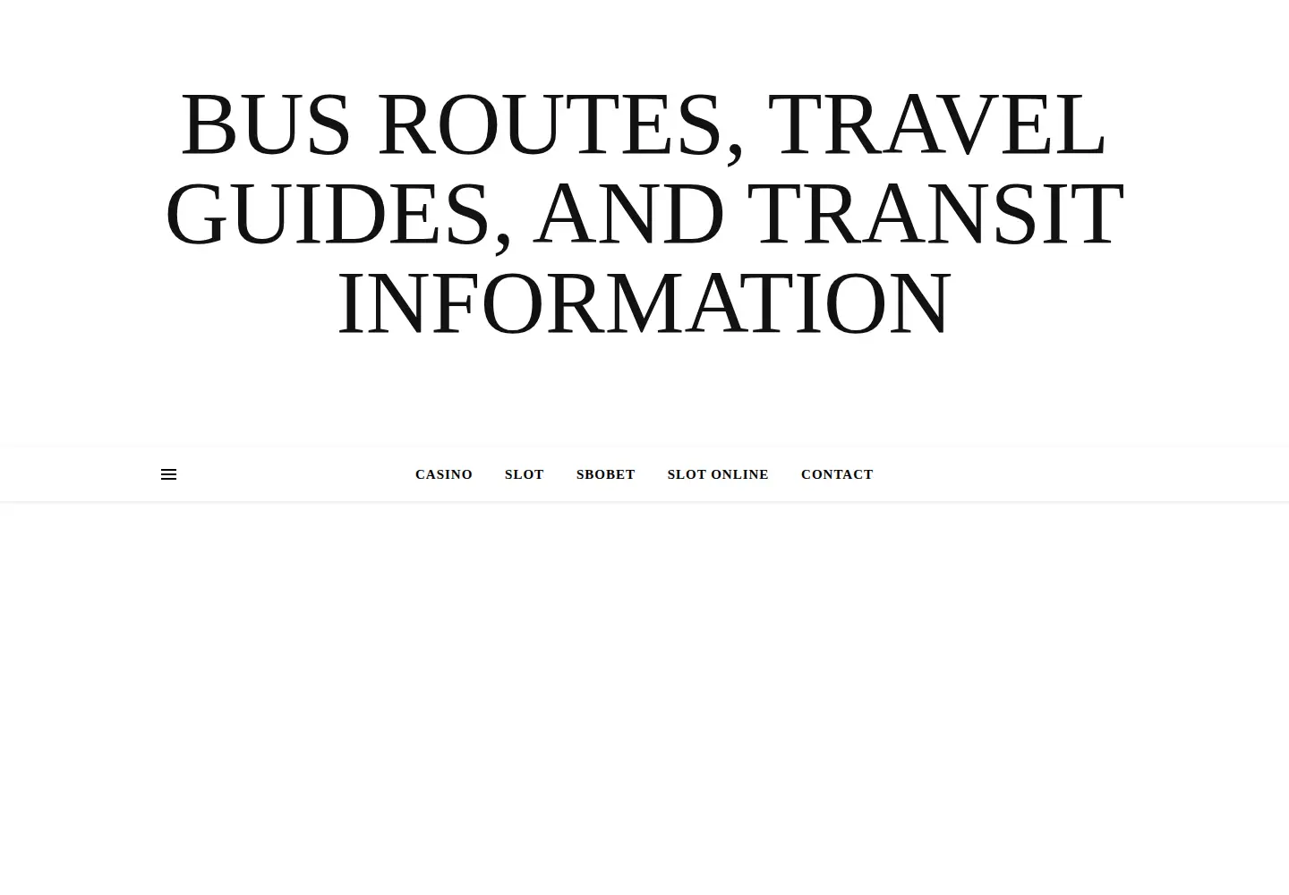 Screenshot of busexplorer.com