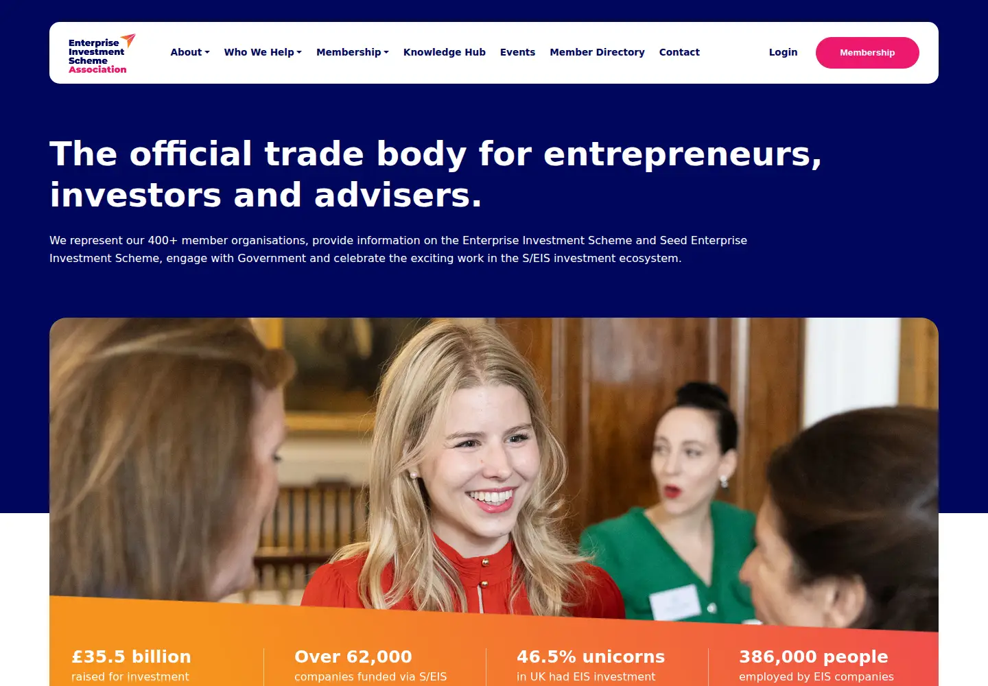 Captured homepage of eisa.org.uk in the current scan