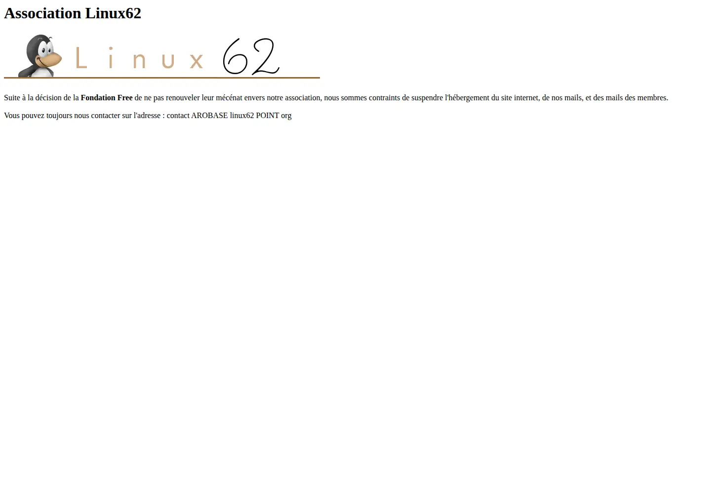 Screenshot of linux62.org