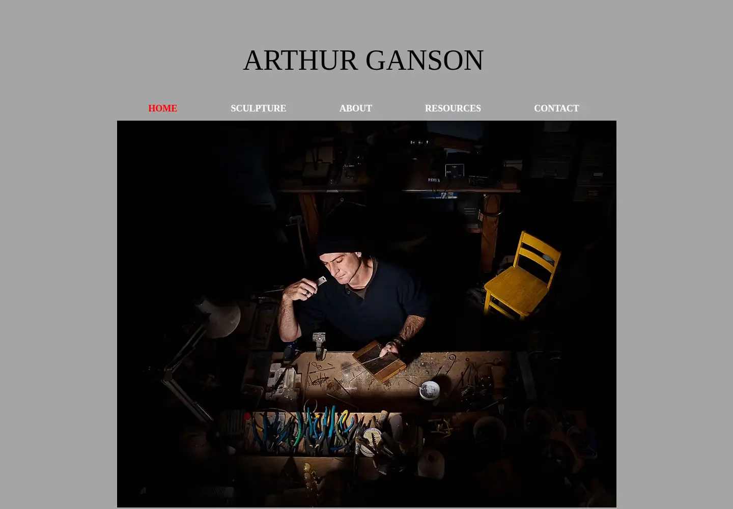Screenshot of arthurganson.com