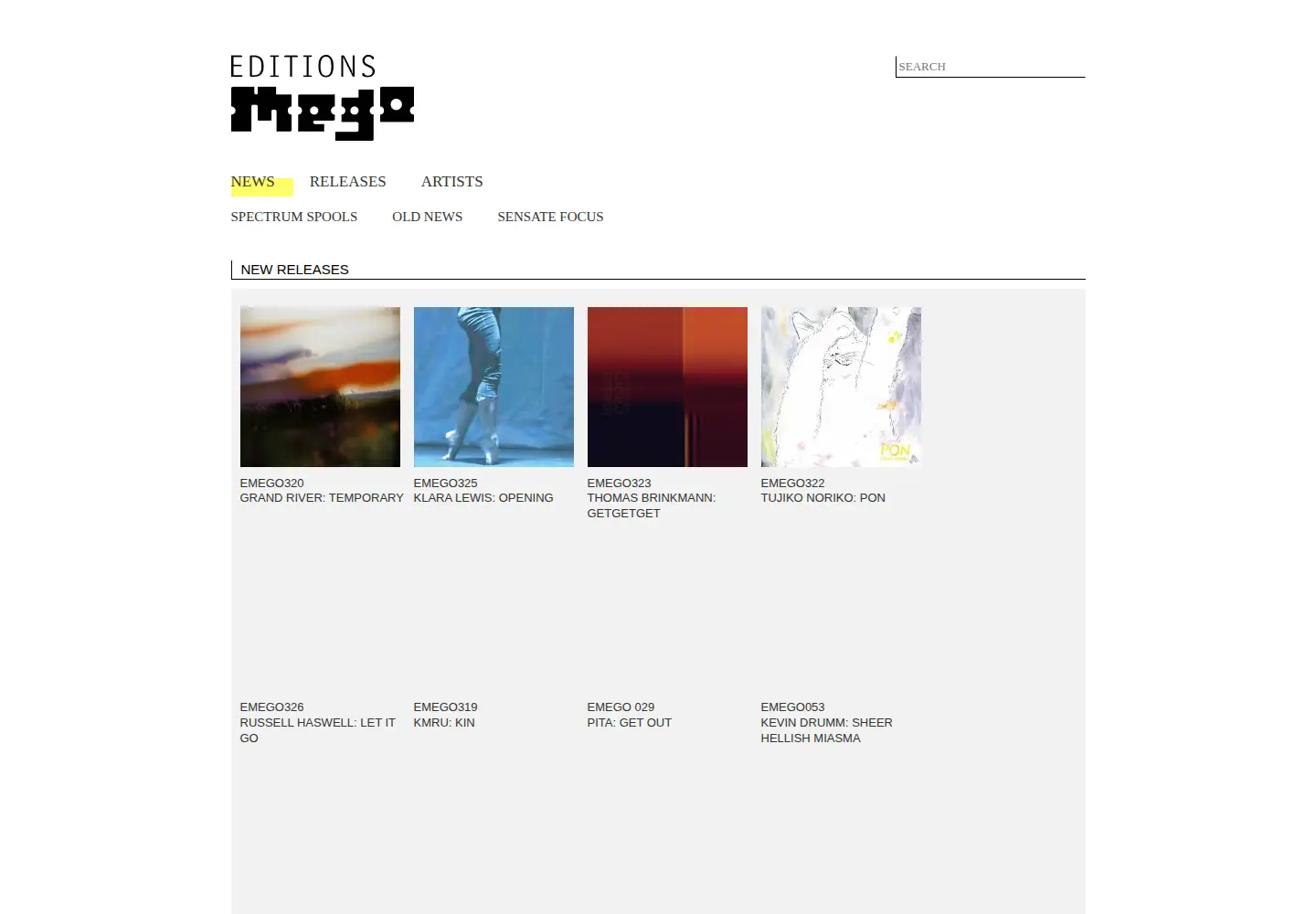 Screenshot of mego.at