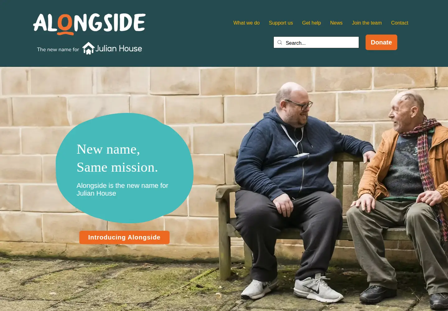 Captured homepage of julianhouse.org.uk in the current scan