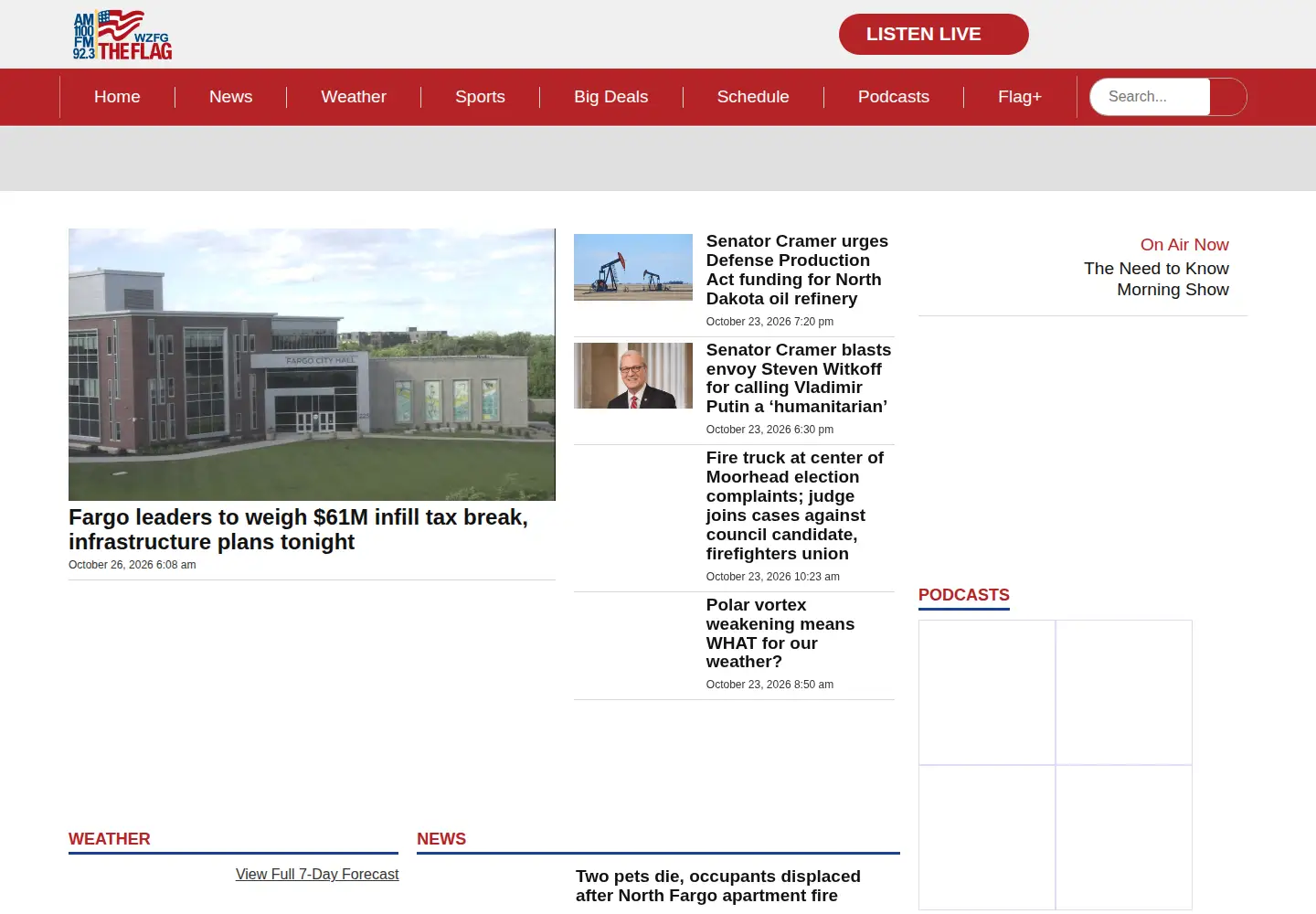 Screenshot of am1100theflag.com