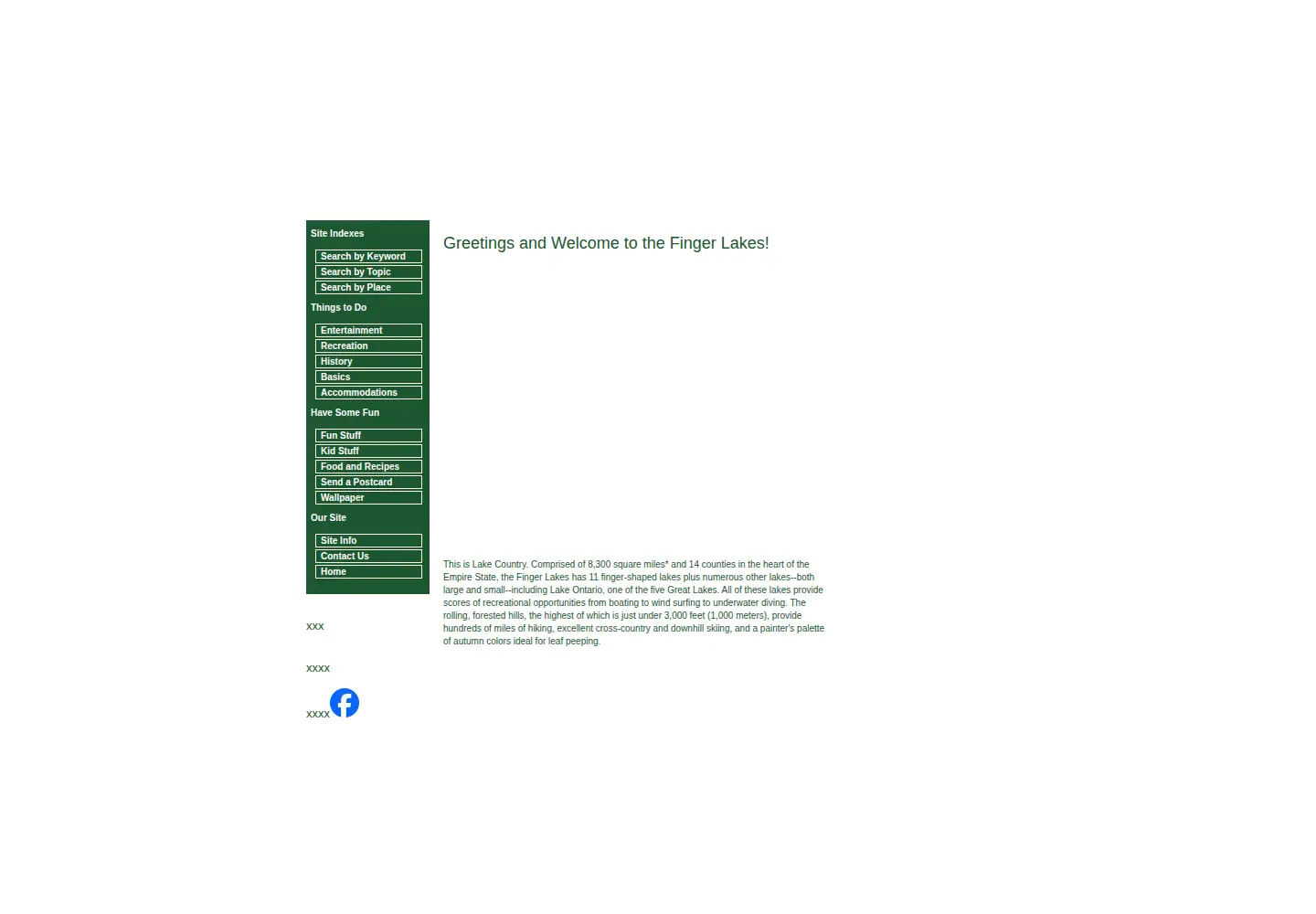 Screenshot of ilovethefingerlakes.com