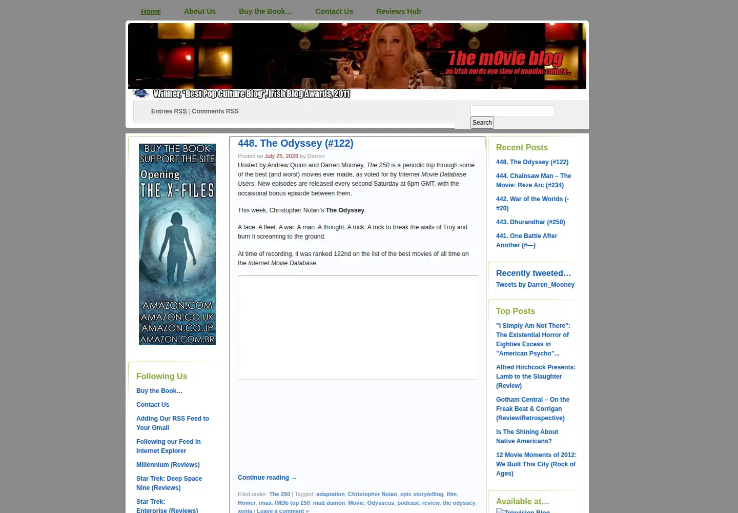 Screenshot of them0vieblog.com