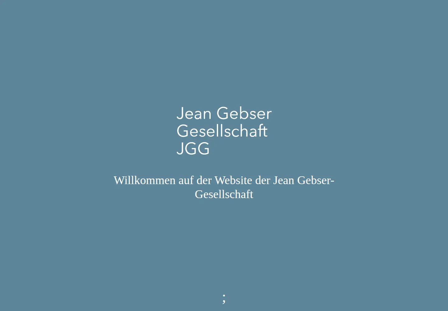 Screenshot of jean-gebser-gesellschaft.ch