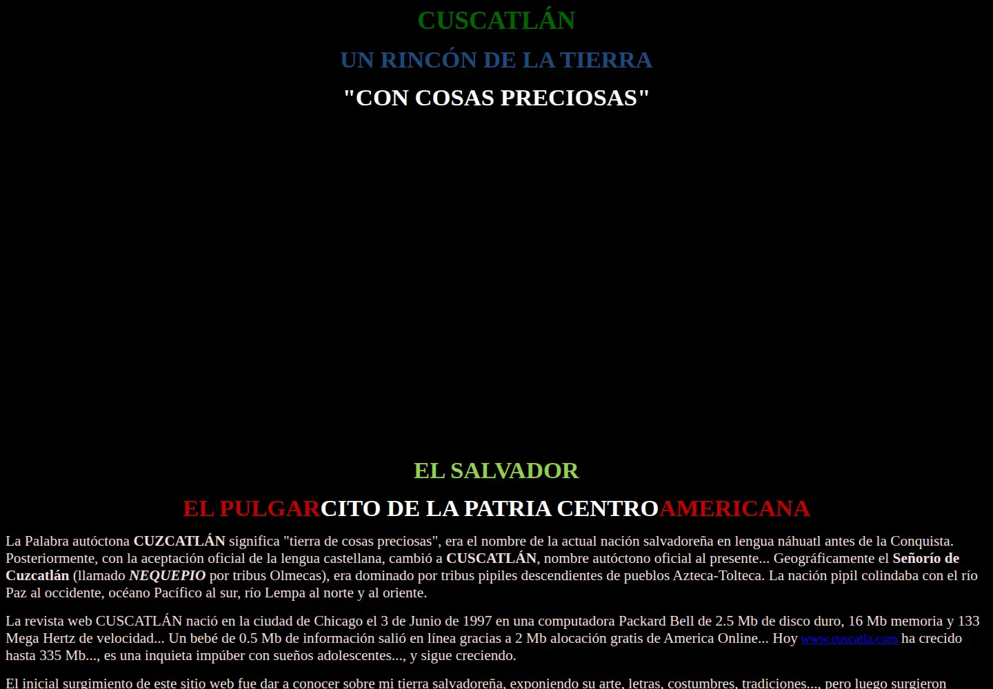 Screenshot of cuscatla.com