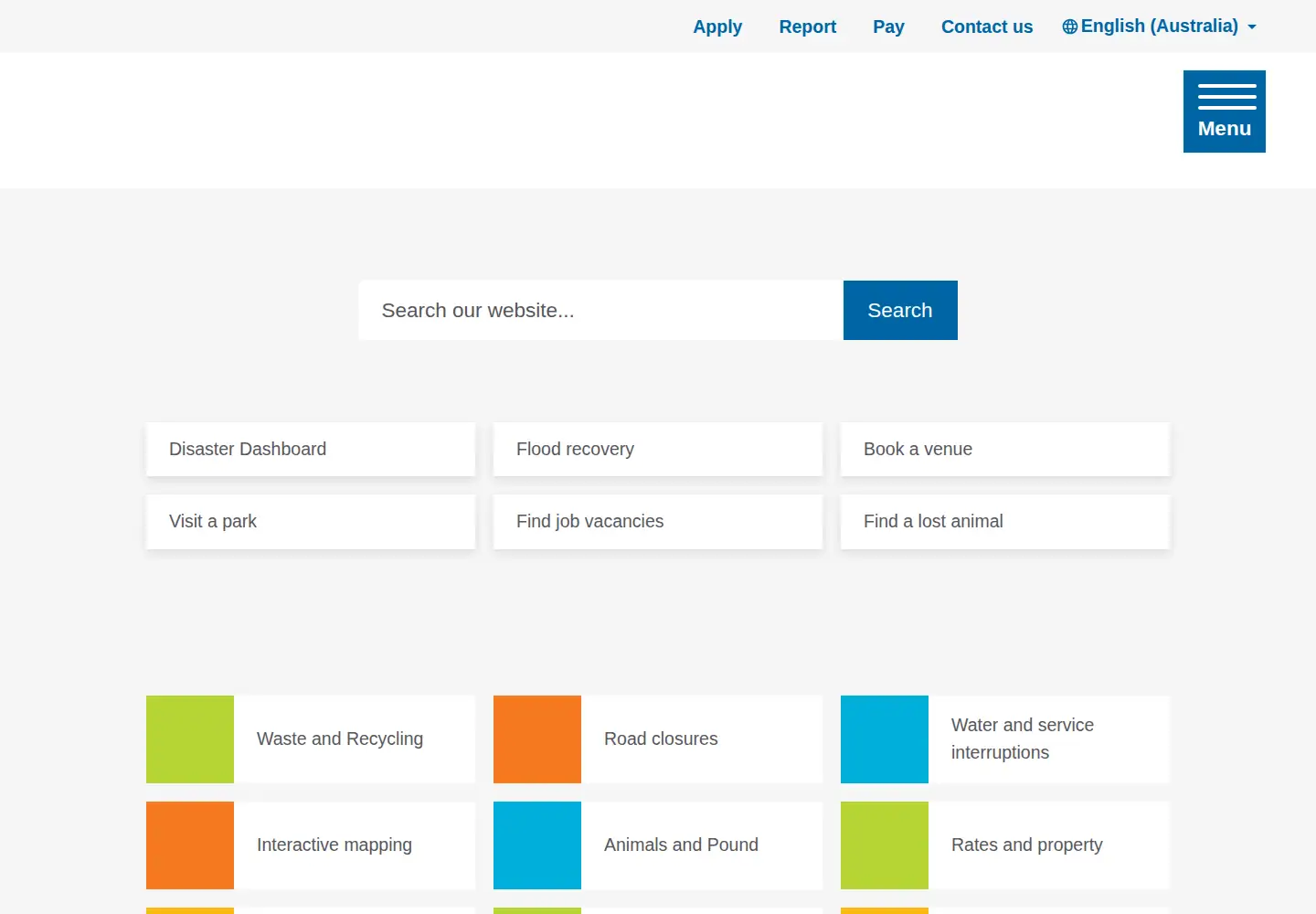 Screenshot of bundaberg.qld.gov.au