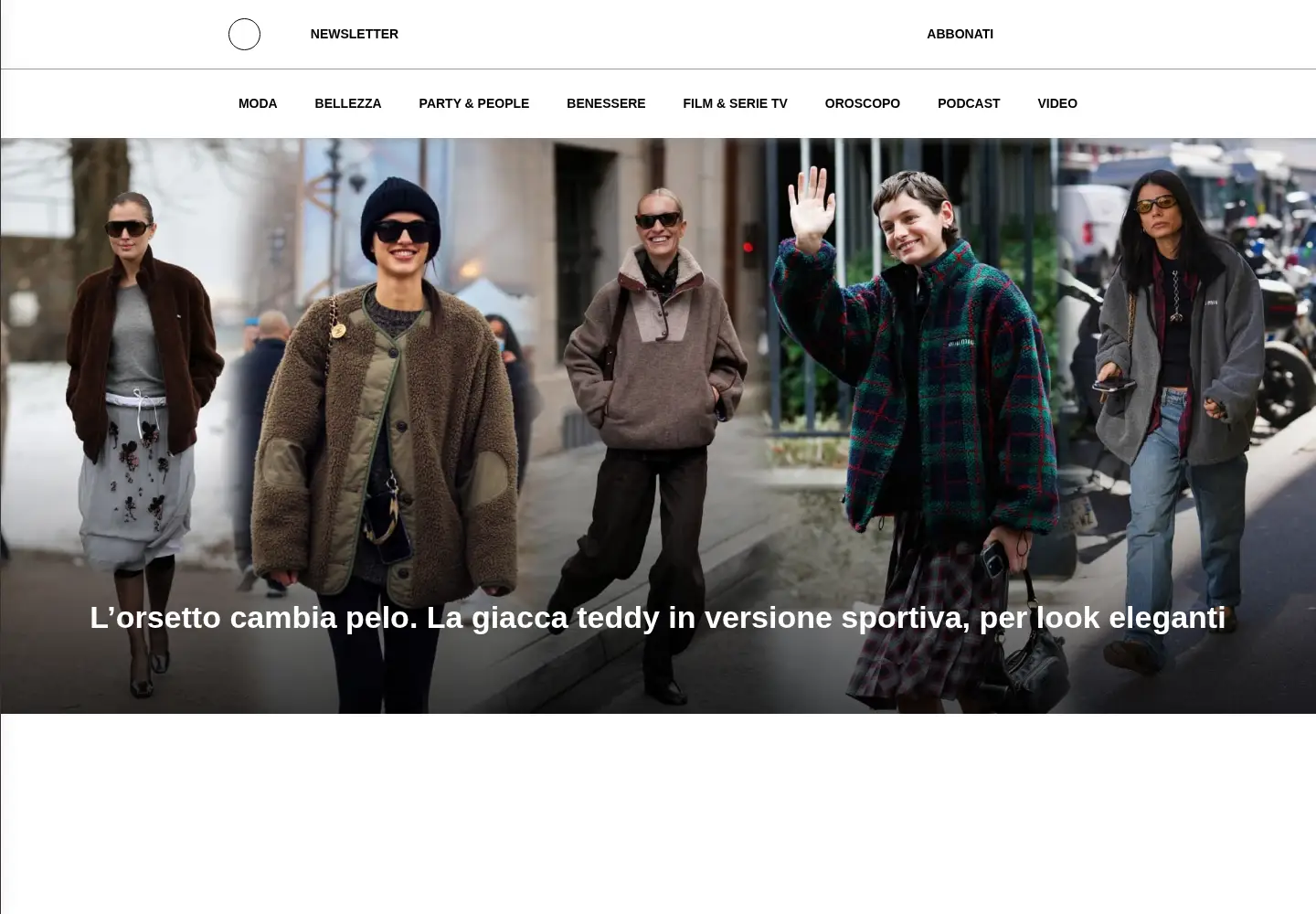 Screenshot of amica.it
