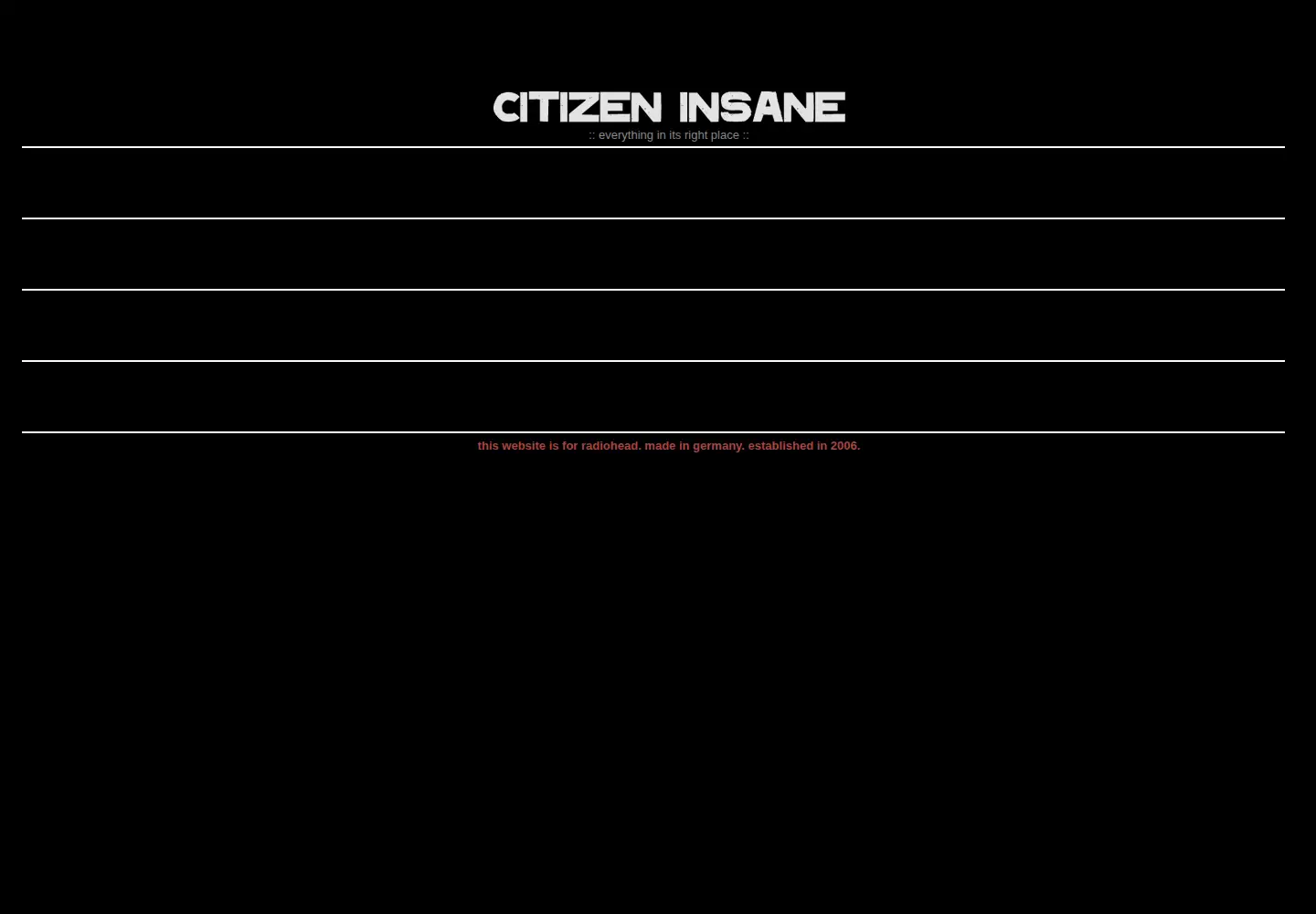 Screenshot of citizeninsane.eu