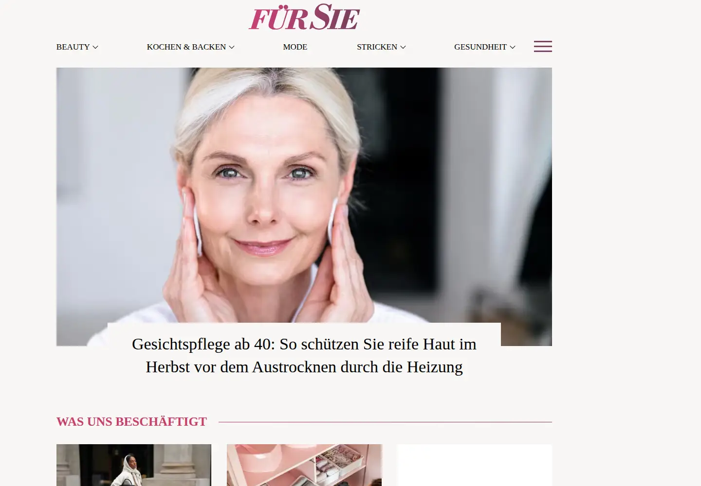 Screenshot of fuersie.de