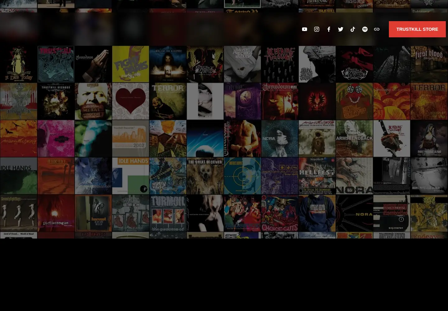 Captured homepage of trustkill.com in the current scan