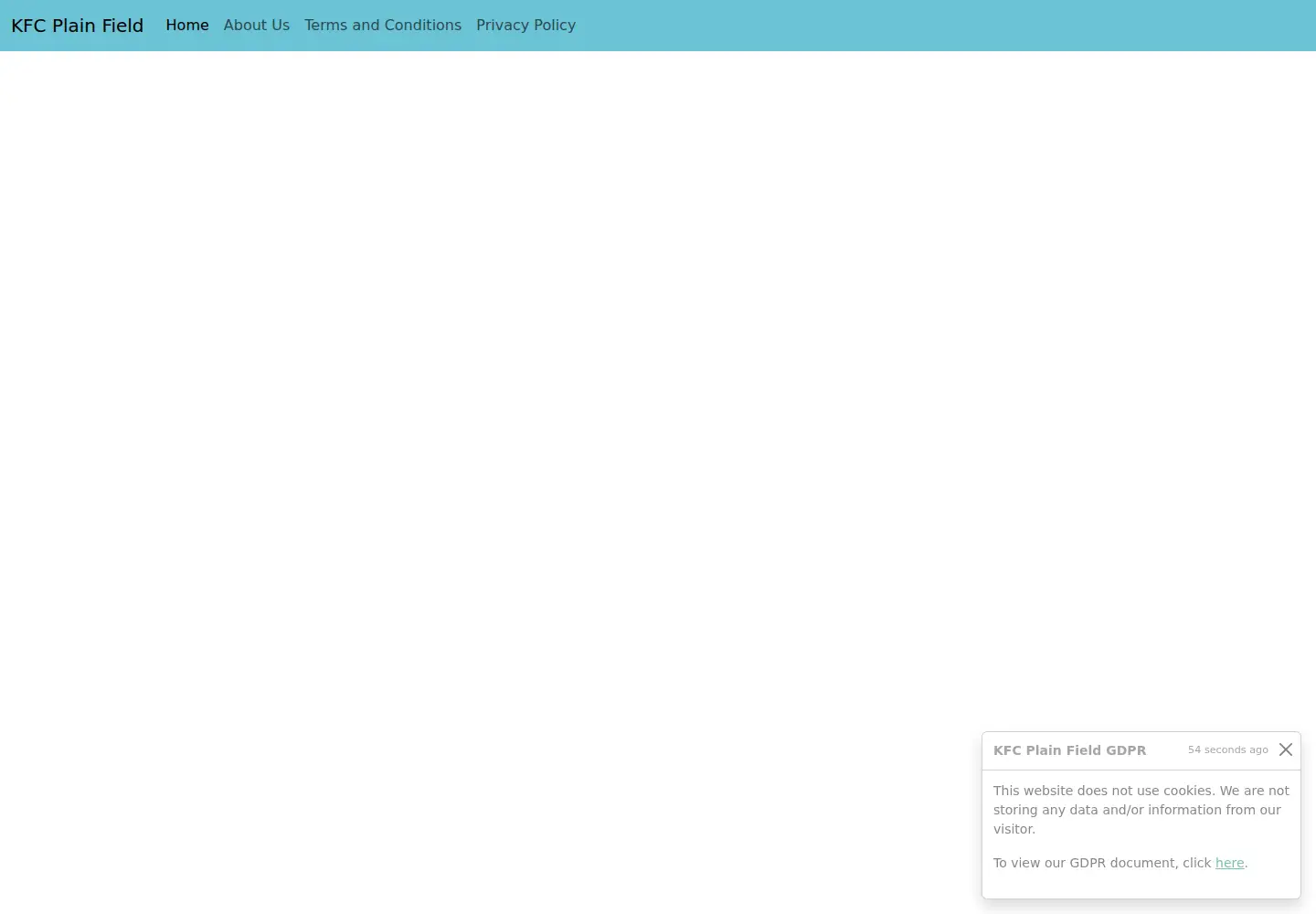 Screenshot of kfcplainfield.com