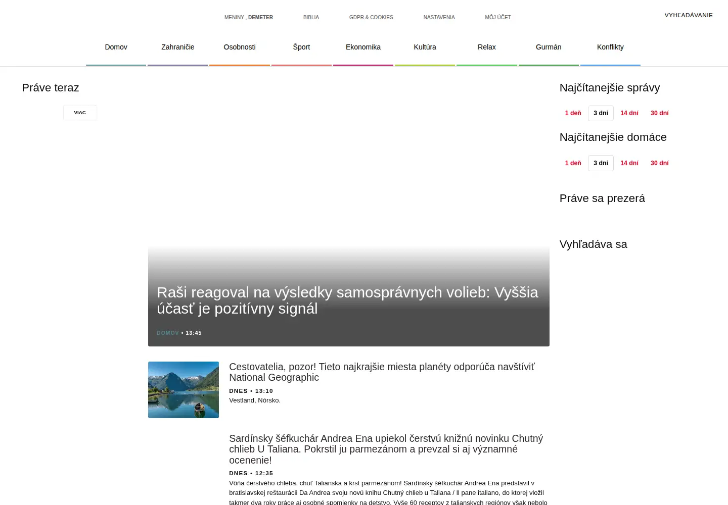 Screenshot of netky.sk
