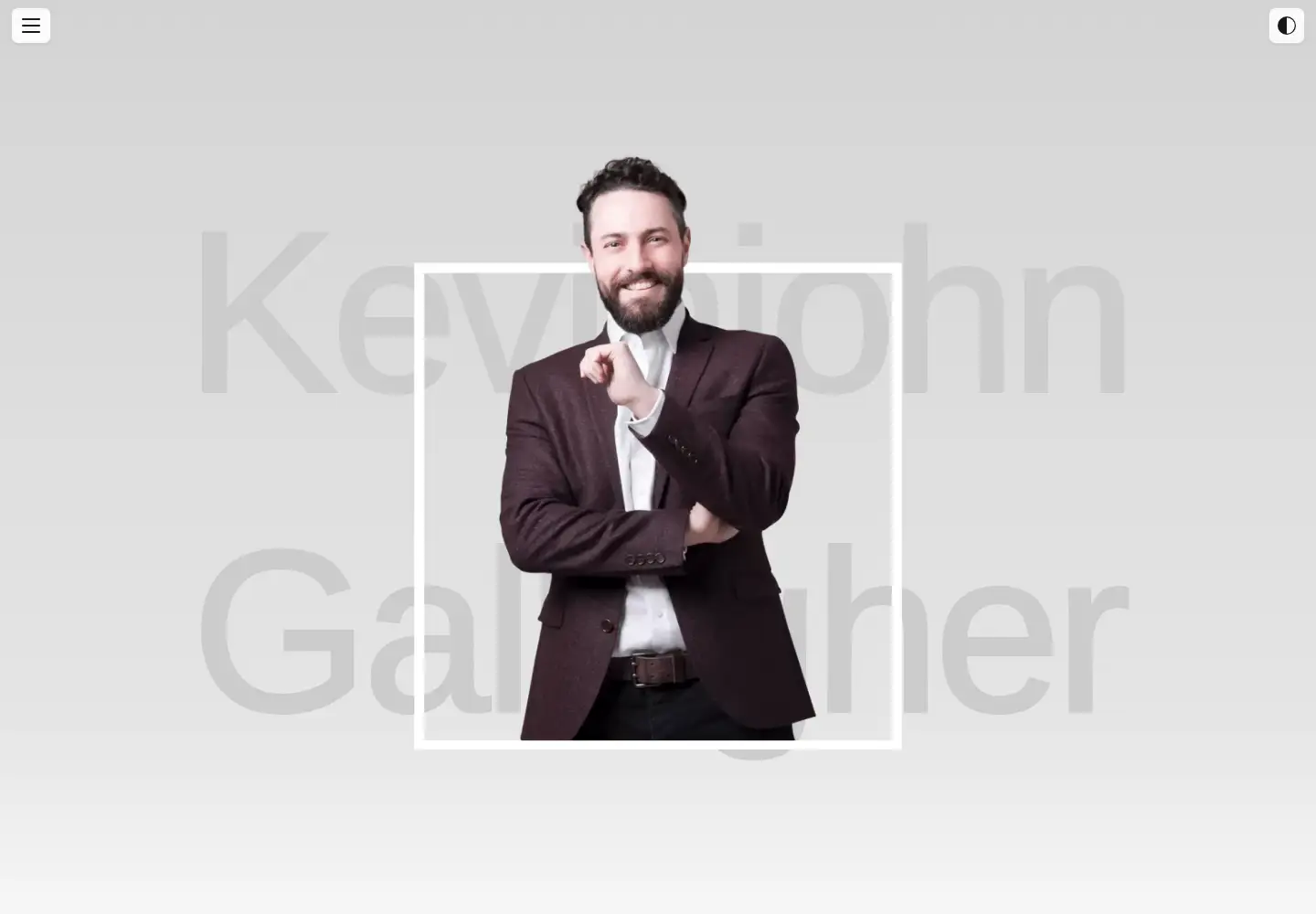 Screenshot of kevinjohngallagher.com