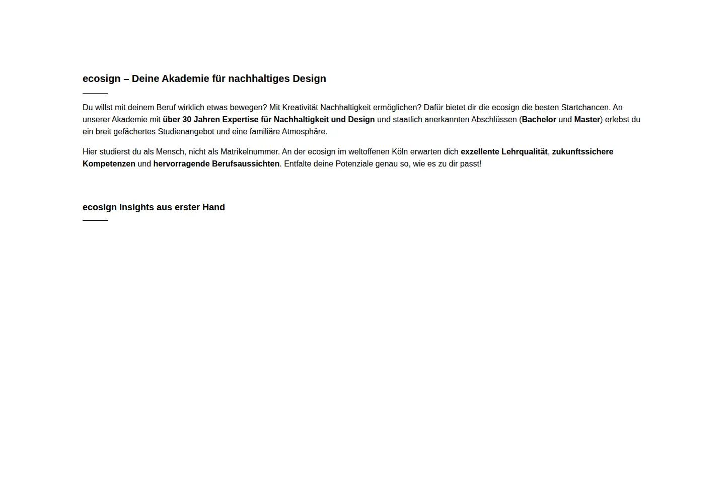 Screenshot of ecosign.de