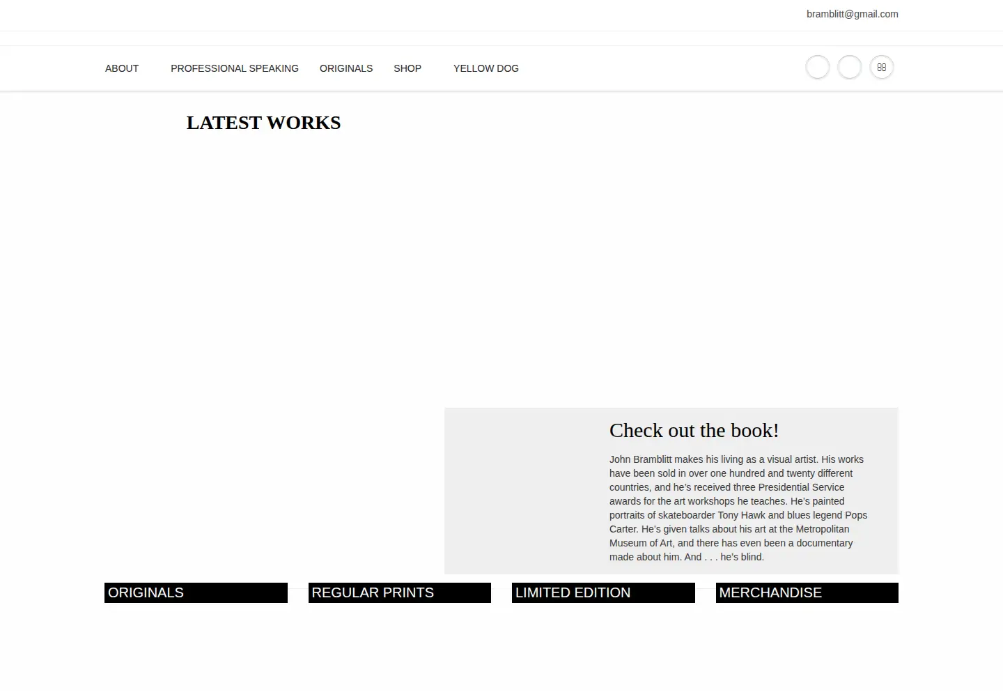 Screenshot of bramblitt.net