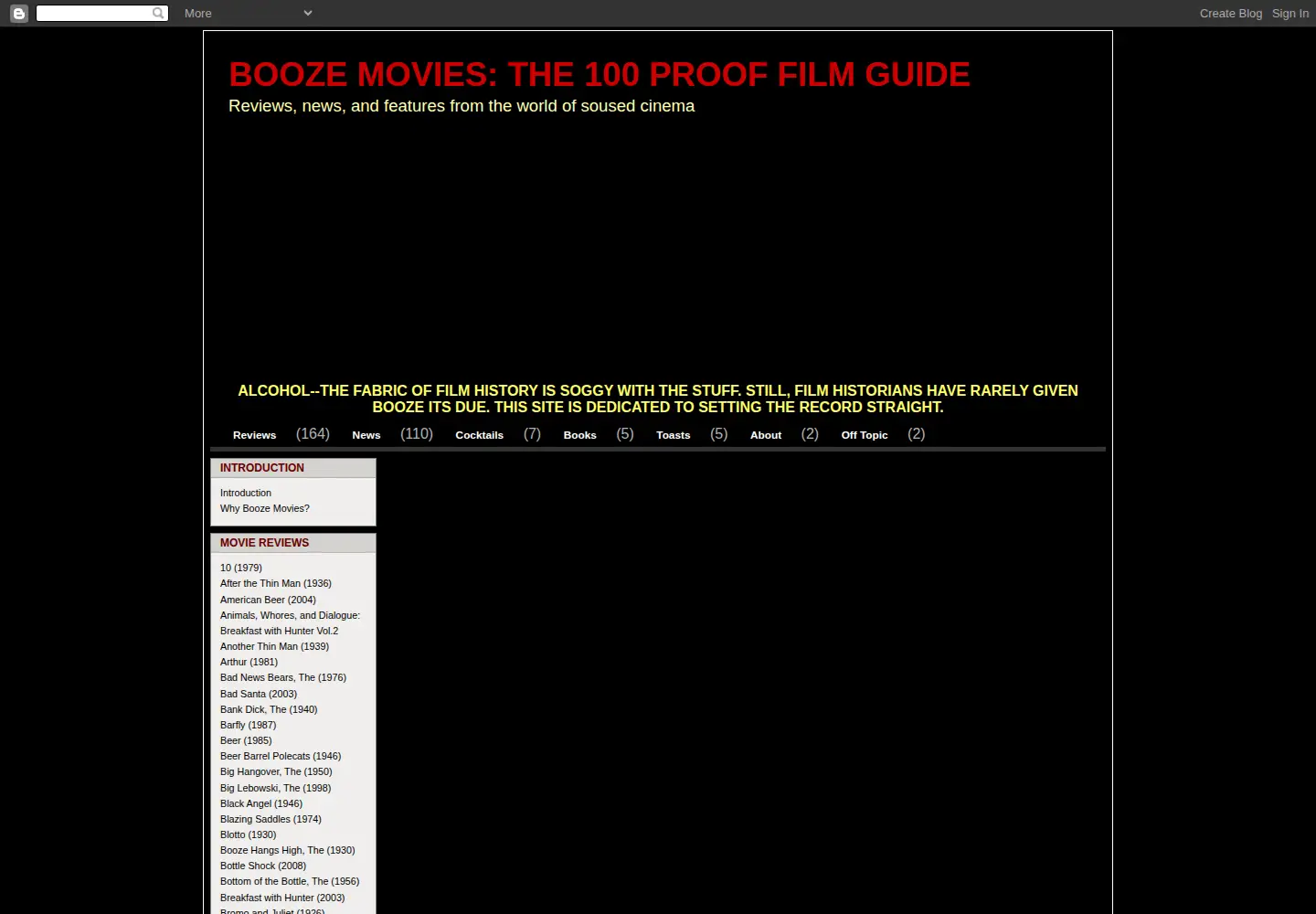 Captured homepage of boozemovies.com in the current scan