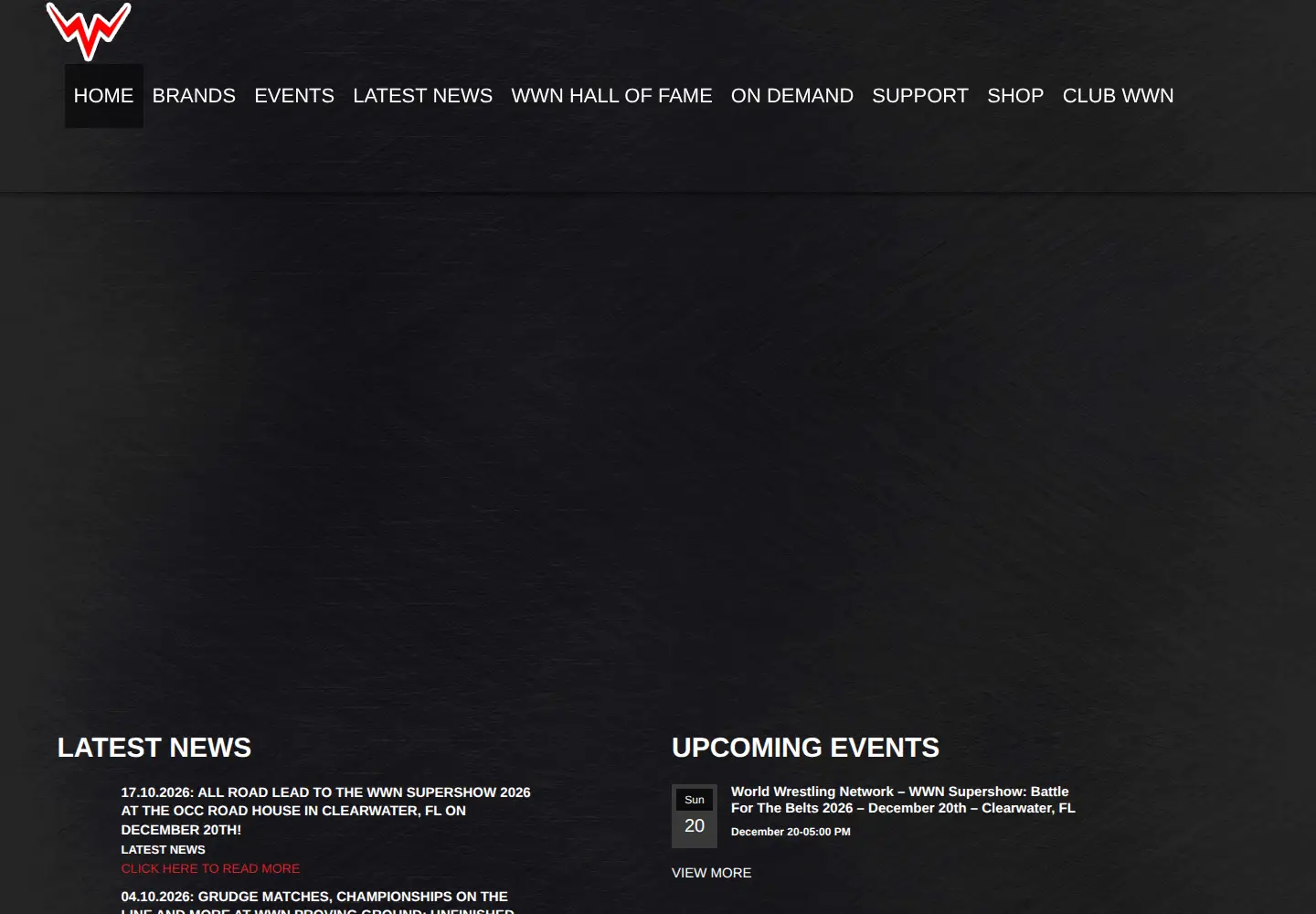 Screenshot of wwnlive.com