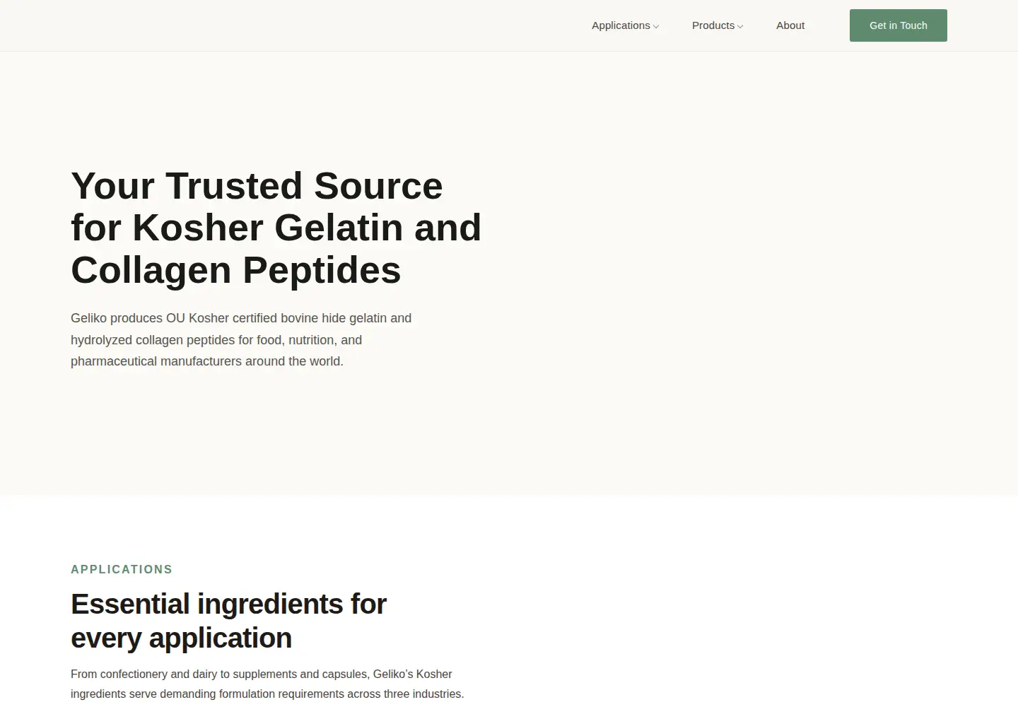 Screenshot of geliko.com