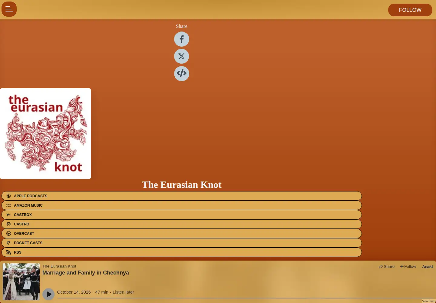 Screenshot of srbpodcast.org