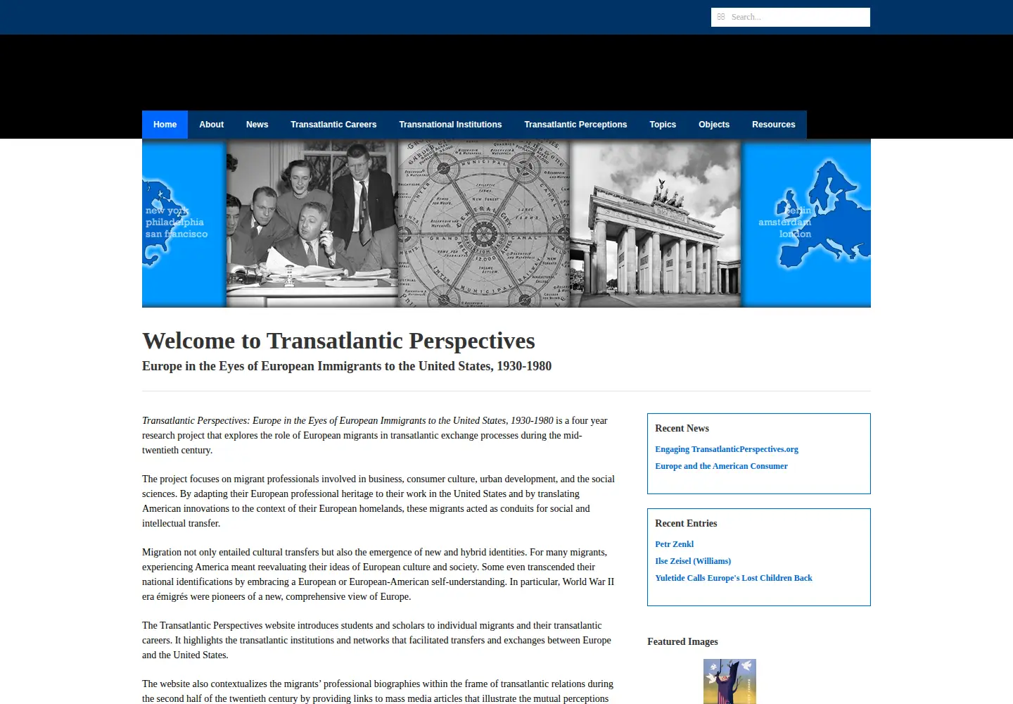 Screenshot of transatlanticperspectives.org