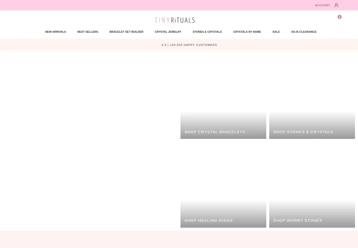 Screenshot of tinyrituals.co
