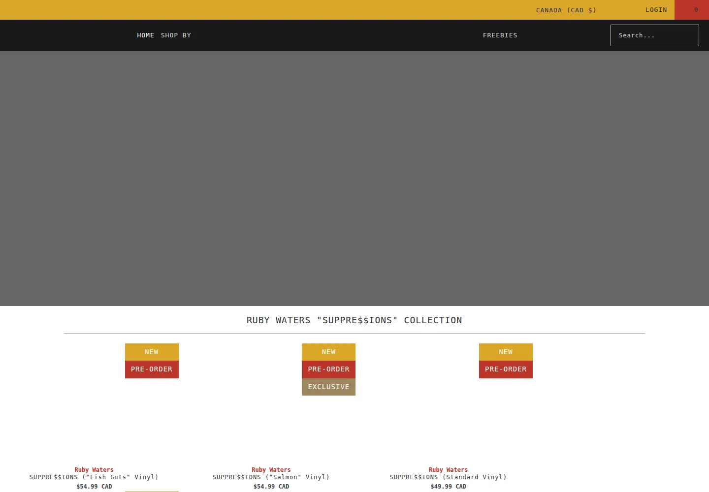 Screenshot of dinealonestore.com
