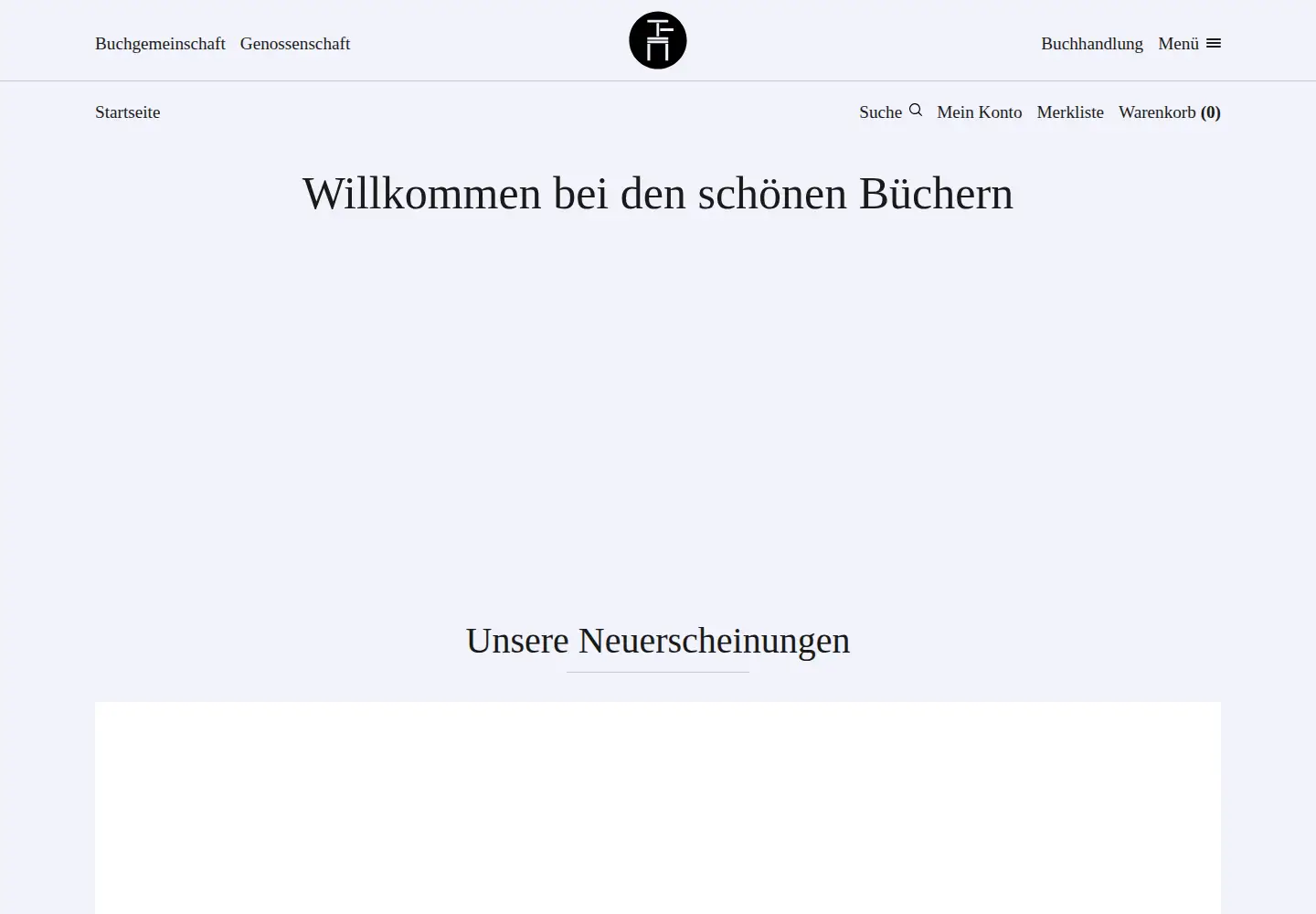 Screenshot of buechergilde.de