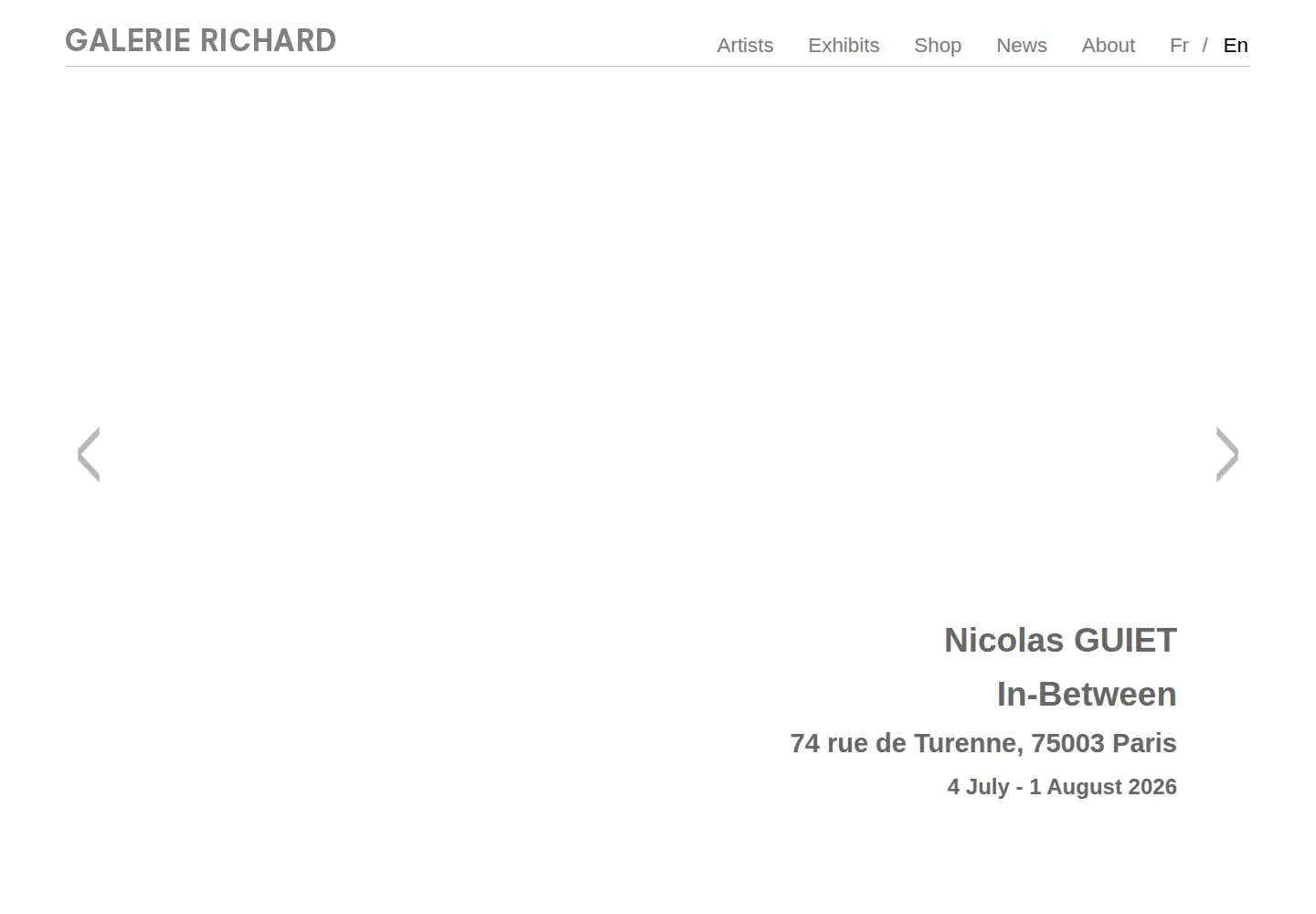 Screenshot of galerierichard.com