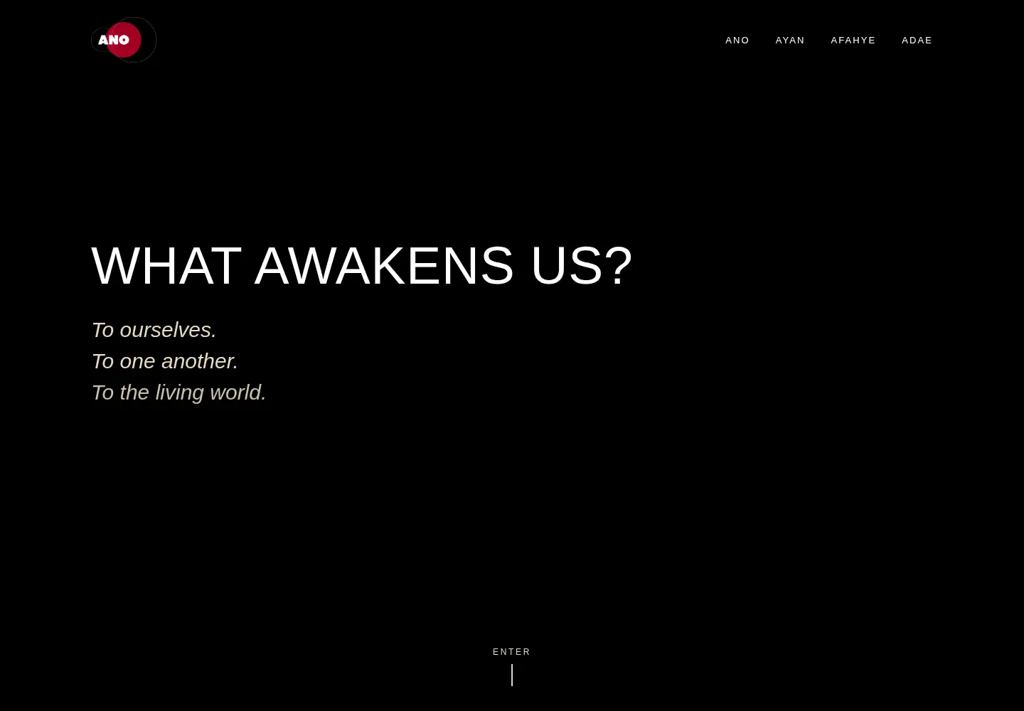 Screenshot of anoghana.org