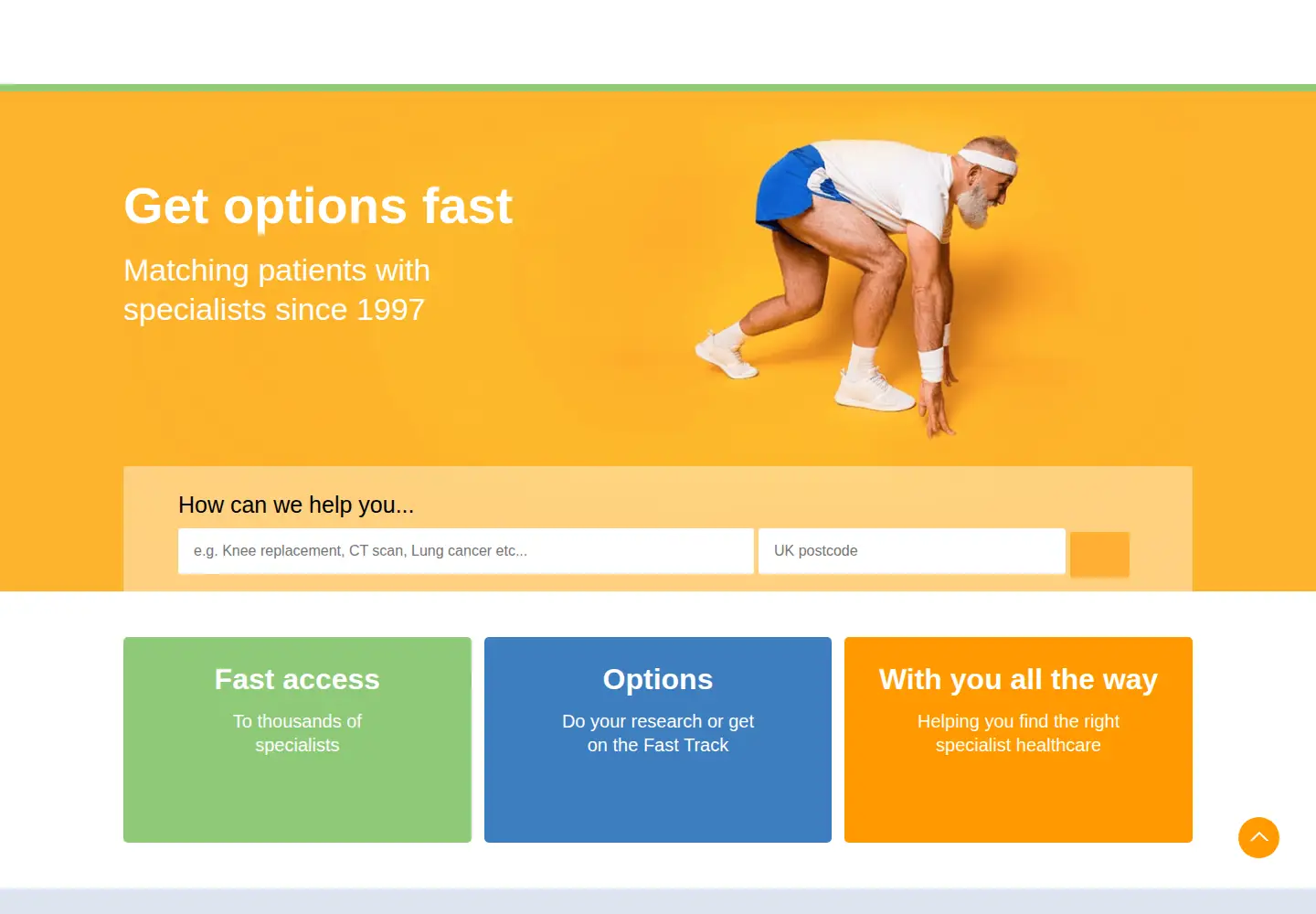 Captured homepage of privatehealth.co.uk in the current scan